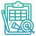 Marketingplanning Planing Businessplan Marketing Advertising Market Strategy Icon