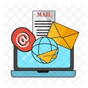 Marketing Por Correo Electronico Correo Electronico Marketing Icon