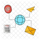 Marketing Por Correo Electronico Correo Electronico Marketing Icon