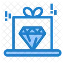 Marketing Premium Diamond Price Icon