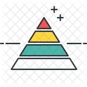 Marketing Pyramid Pyramid Graph Icon