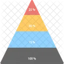 Marketing Pyramide Geschaft Symbol