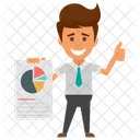 Marketing Report  Icon