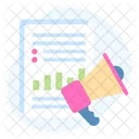 Marketing Report Business Icon