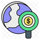 Research Marketing Magnifying Icon