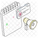 Marketing Schedule  Icon