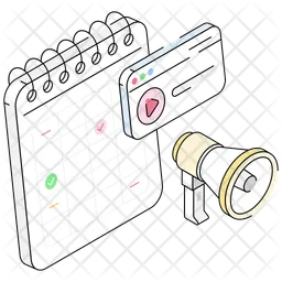 Marketing Schedule  Icon