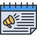 Marketing Schedule  Icon