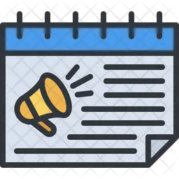 Marketing Schedule  Icon