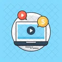 Marketing SEO Video Icono