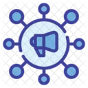 Marketing Social  Icon