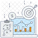 Geschaftsstrategie Unternehmensstrategie Grosse Strategie Symbol