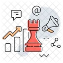 Marketing strategy  Icon