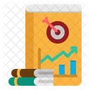 Book Business Graph Icon