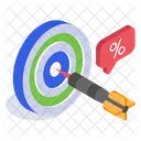 Marketing Target Strategy Icon