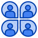 Team Teamwork Connection Group Business Marketing Growth Icon