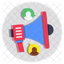 Marketing Team Announcer Marketing Users Icon