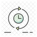 Marketing Time Estimation Time Clock Icon
