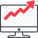 Marketing Trend Growth Analysis Icon