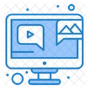 Marketing Video Advertising Video Online Video Icon