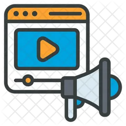 Marketing Video  Icon