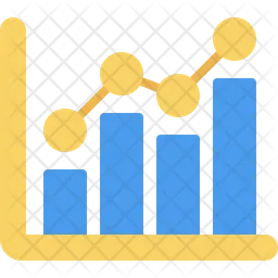 Marketing-Wachstumsdiagramm  Symbol