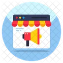 Mercadotecnia web  Icon