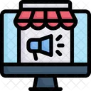 Marketplace Shopping Computer Icon