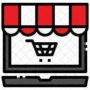 Online Shopping Computer Icon