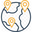 Markets Location Globe Store Location Location Pointer Icon