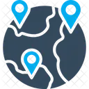 Markets Location Globe  Icon