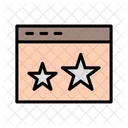 Markiert Browser Sterne Symbol