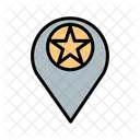 Markiert Standort GPS Symbol