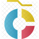 Markiertes Donut-Diagramm  Symbol