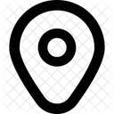 Markierung Standort Stecknadel Symbol