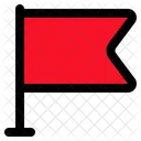 Markierung Flagge Stift Symbol