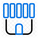 Vektor Kommunikation Gliederung Symbol