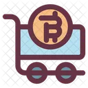 Bitcoin Einkaufen Markt Icon