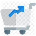 Marktwachstum Marktaufschwung Verlangsamung Symbol