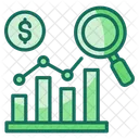 Marktanalyse Analytik Datenanalyse Symbol