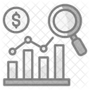 Marktanalyse Analytik Datenanalyse Symbol