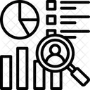 Verbraucherverhalten Marktforschung Analytik Symbol