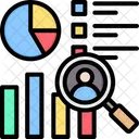 Verbraucherverhalten Marktforschung Analytik Symbol