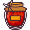 Fruhstuck Marmelade Erdbeere Icon