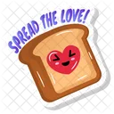 Fruhstuck Toast Marmeladentoast Icon