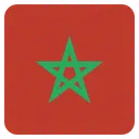 Marokko Flagge Symbol