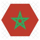 Marokko National Land Symbol