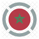 Marokko Flagge Symbol