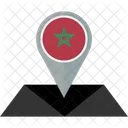 Marokko Flagge Symbol