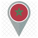 Marokko Flagge Symbol